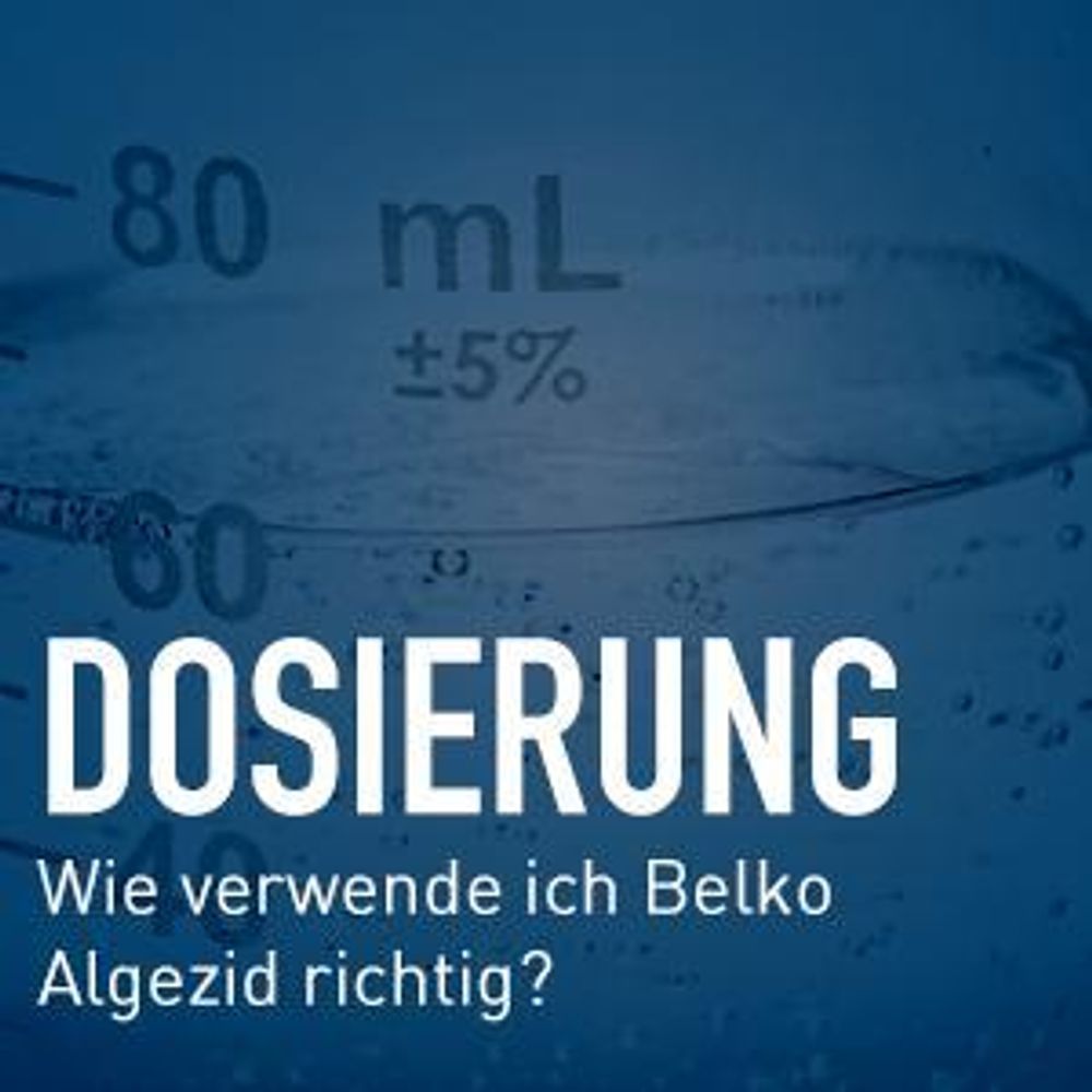 Belko® 5L Algizid Algenverhütung Anti - flüssig Algenmittel Pool Schwimmbad ohne Chlor