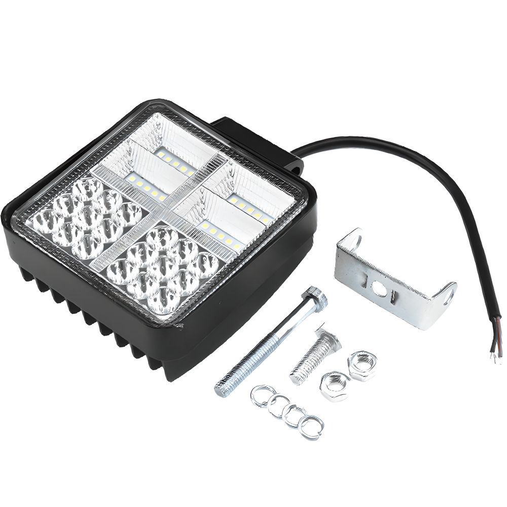 4x LED Arbeitsscheinwerfer – 170W, 6800lm, Wasserdicht IP67, Offroad Scheinwerfer für Traktor, SUV, Arbeitslicht, Zusatzscheinwerfer, 10x10 cm - Retoo