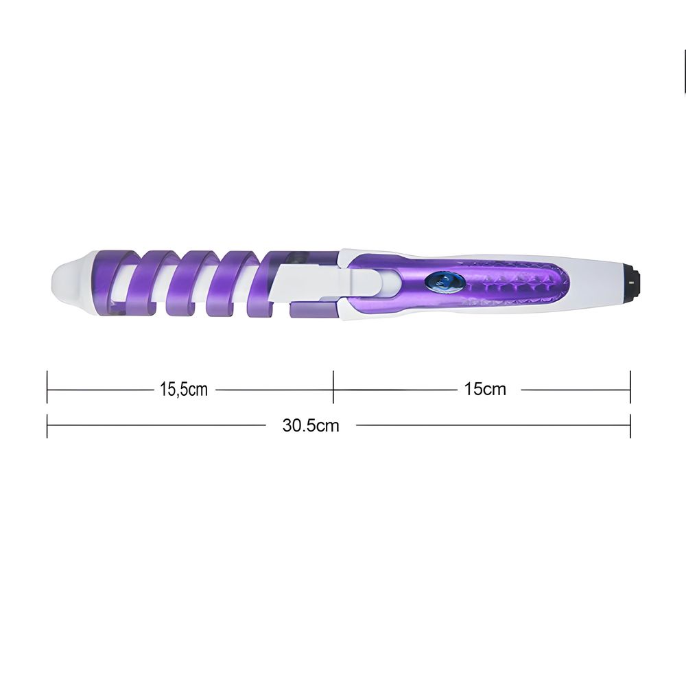 Lockenstab Keramik Lockenwickler Haar Rollen Styling Lockenstäbe Große und Kleine Locken Keramikbeschichtung Schnelle Erwärmung Curling Iron Wand Violett Retoo