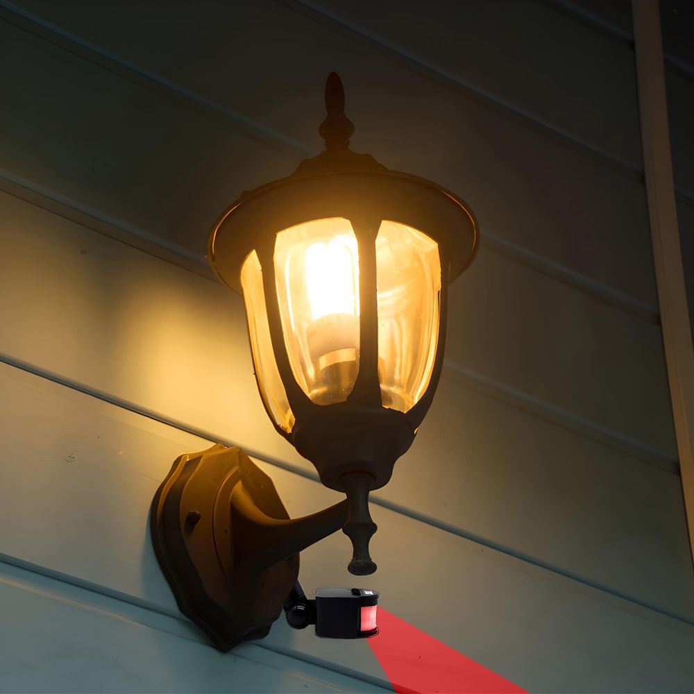 Bewegungsmelder für Außen Licht Infrarot PIR Detektorschalter 180° Einstellbar Bewegungssensor LED IP44 Wandlichtschalter Sensor Schalter Lamp Retoo