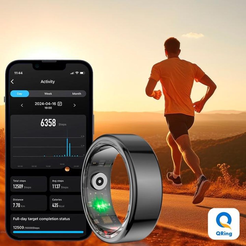 Maxlife smart ring MXSR-100 noir taille 9
