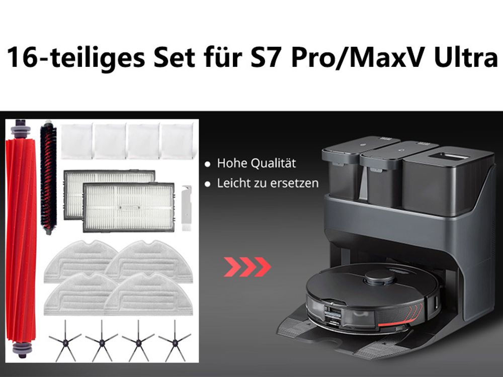 Alle Teile aus robusten Materialien für schonende Bodenreinigung.