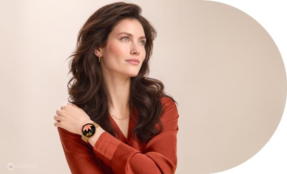 Forever Montre connectée pour femmes Forevive 5 SB-365 Doré, IP68, Podomètre, Cardiofréquencemètre, Suivi du sommeil, Écran tactile, Bluetooth