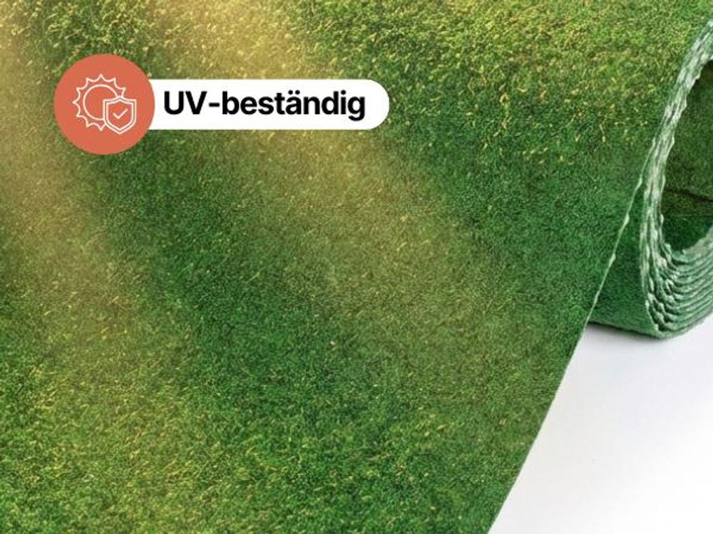 Tapiso Rasenteppich PEMBA Braun Höhe: 4mm Balkon Terrasse 400 x 450