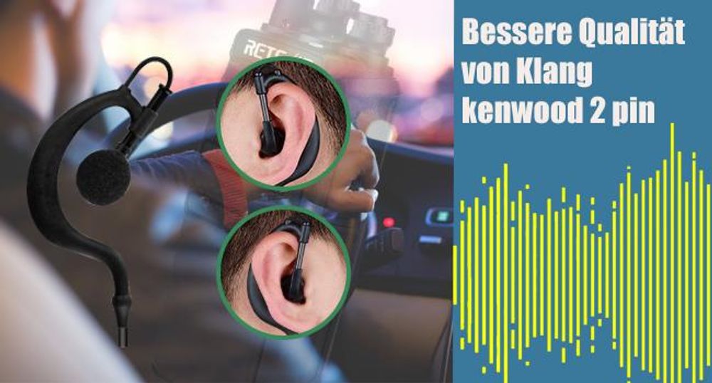 Retevis RT24 Funkgerät, PMR446 Funkgeräte Set, 16 Kanäle CTCSS/DCS VOX, Walkie Talkie mit Headset, Walkie-Talkie für Hotel Familienaktivitäten Schule