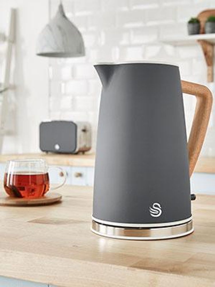 SWAN SK14610GRENEU Wasserkocher 1,7L Ultra Schnell Kabellos Modernes Design Nordic Grün