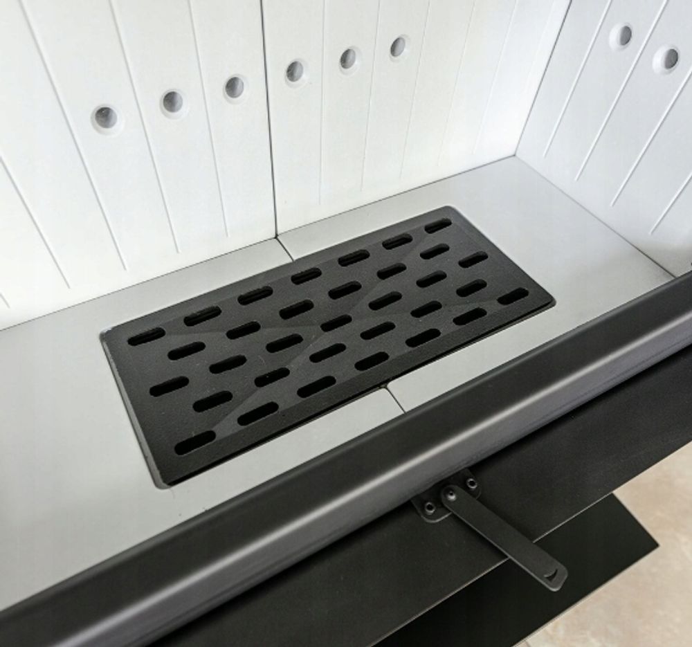 Kamineinsatz Kamineinsatz KRATKI FLOKI L Links 12kW KOMPLETTSET zum EINBAU Ø 200