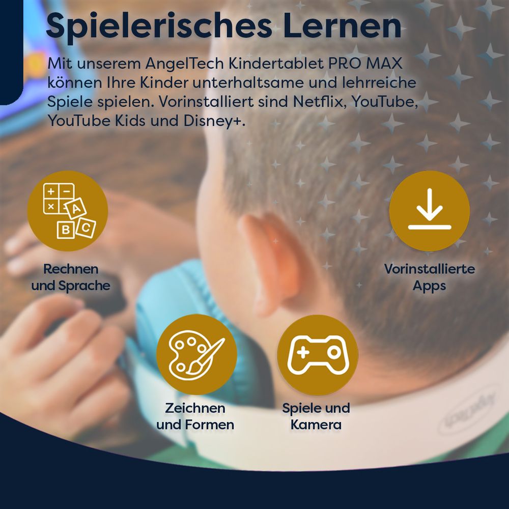 Wie man spielerisch auf dem AngelTech Kindertablet lernen kann
