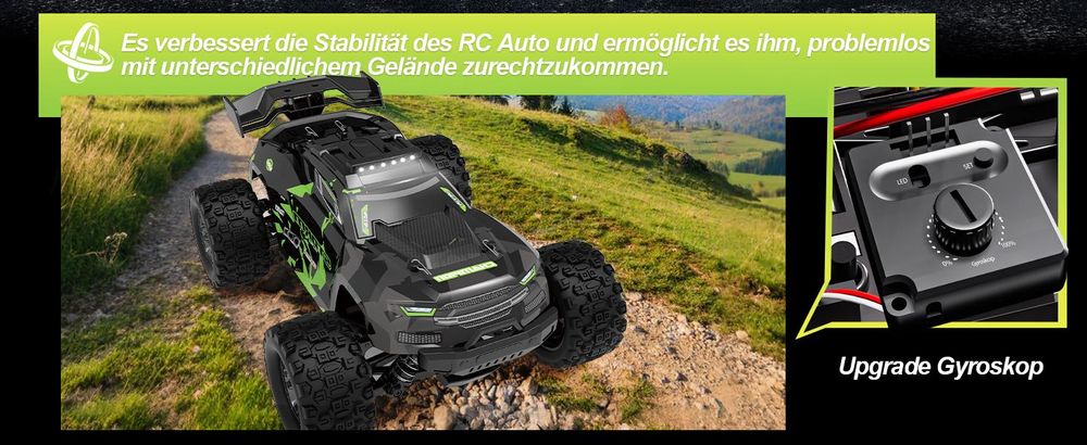 RC-Auto 40KM/H Ferngesteuertes Auto ab 8 10 Jahre, 1/18 RC Auto Offroad