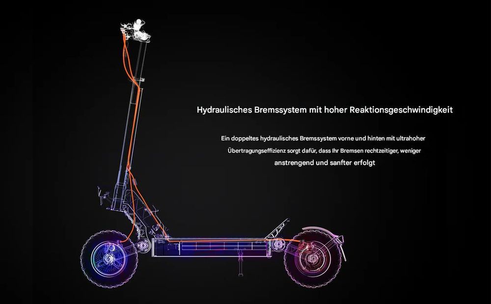 Joyor S10-S-Z Offroad E-Scooter 2000W, 65 km Reichweite, 10" Luftreifen