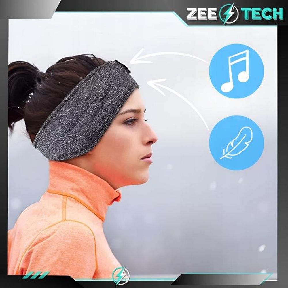 Bluetooth-Stirnband zum Laufen und Schlafen – für Ohren und Augen, sportlich, für Gespräche