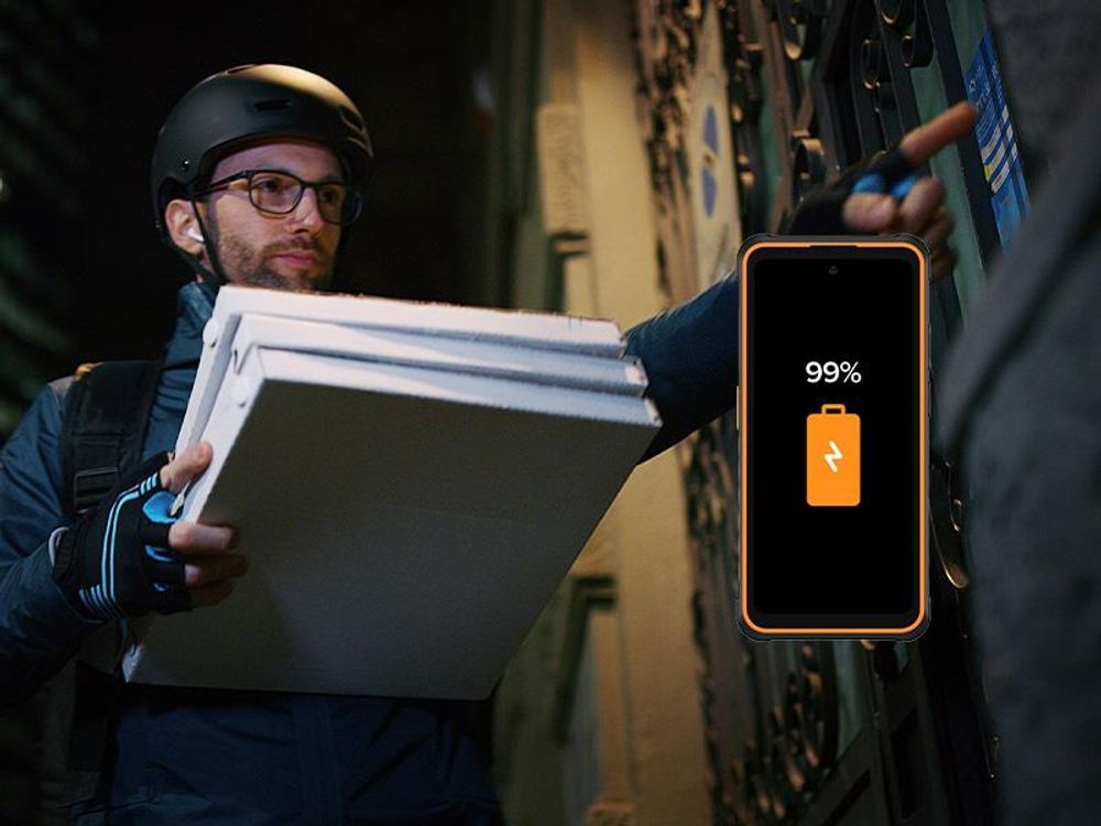 Smartphone HAMMER IRON 6 5G 128 GB Orange