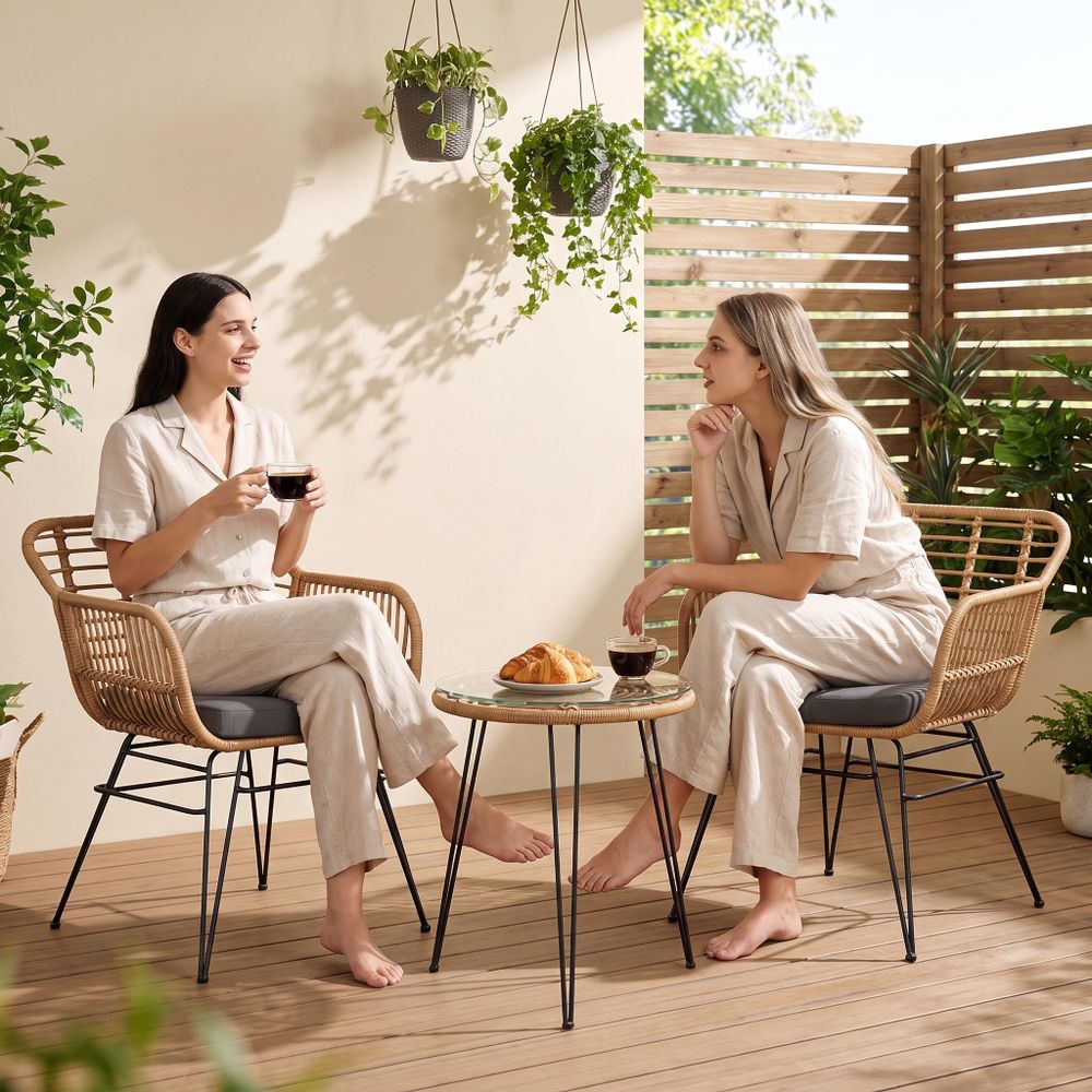 Was dieses Bistro-Set Ihnen bietet