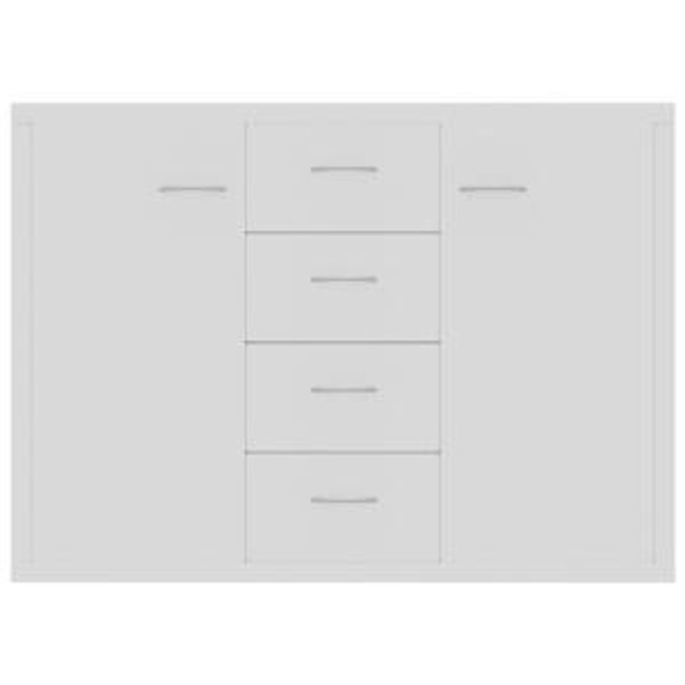 vidaXL Sideboard Weiß 88x30x65 cm Holzwerkstoff