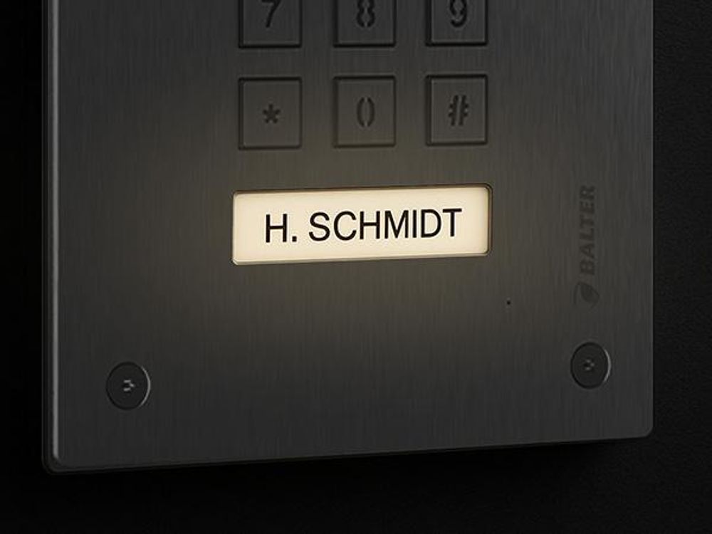 Balter ENTRI L Video Türsprechanlage, Video Türklingel, 1 Familienhaus mit 2x 7-Zoll HD Monitor, 2-Draht, Unterputz, App-Steuerung, Full HD Kamera