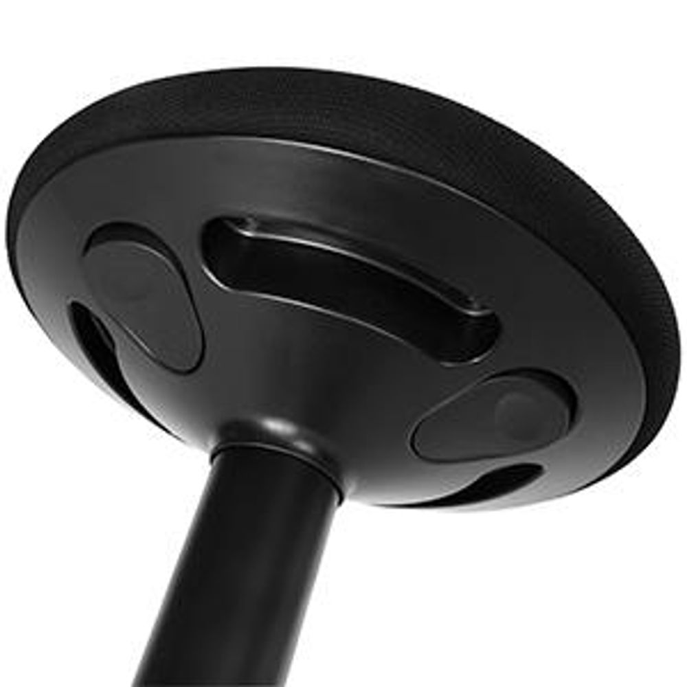 SONGMICS Bürohocker, Arbeitshocker, 360° schwarz