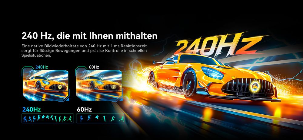 TITAN ARMY C49C1S: 49" Curved Gaming Monitor, 32:9 Dual QHD, 240Hz, 1ms, HDR400, USB-C 65W, KVM