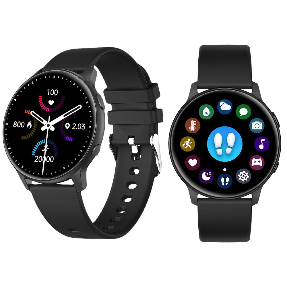 Smartwatch Bluetooth Touchscreen Armbanduhr Blutdruckmessung Smartband Wasserdicht Fitness Armband Pulsmesser Uhr Android IOS Damen Herren Retoo