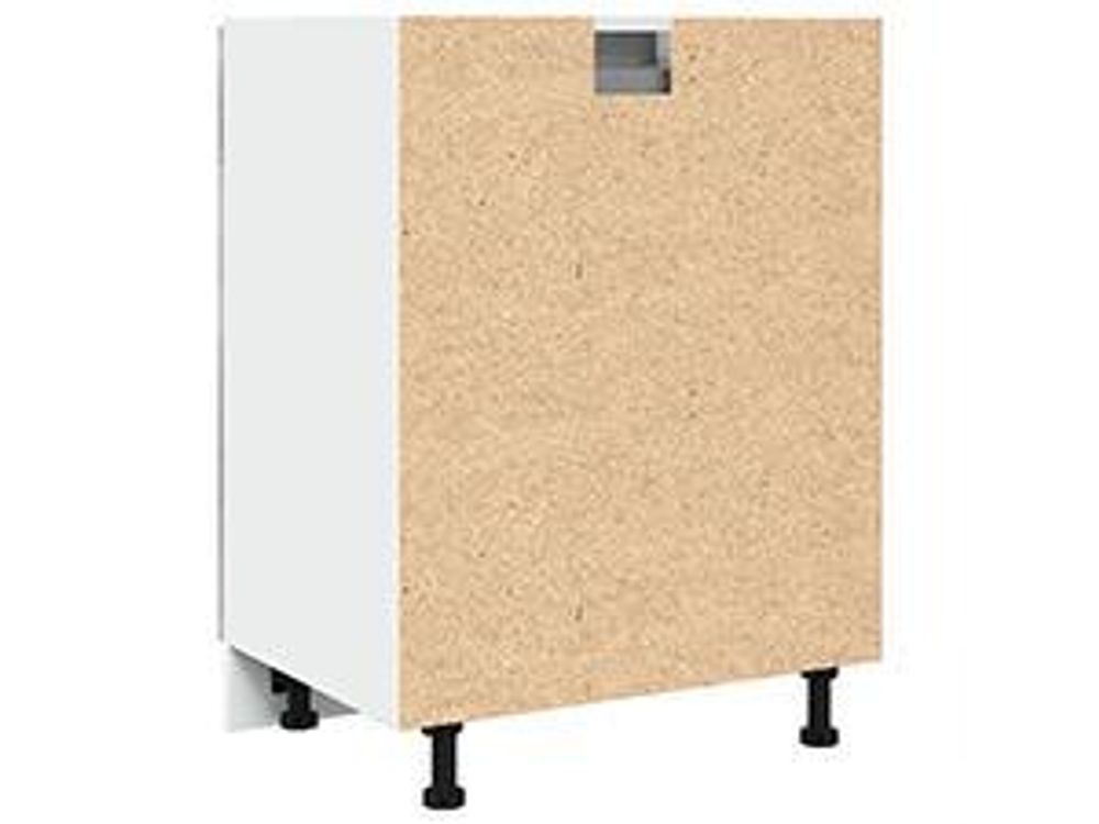 vidaXL Schubunterschrank Lyon Betongrau 60x46x81,5 cm Holzwerkstoff