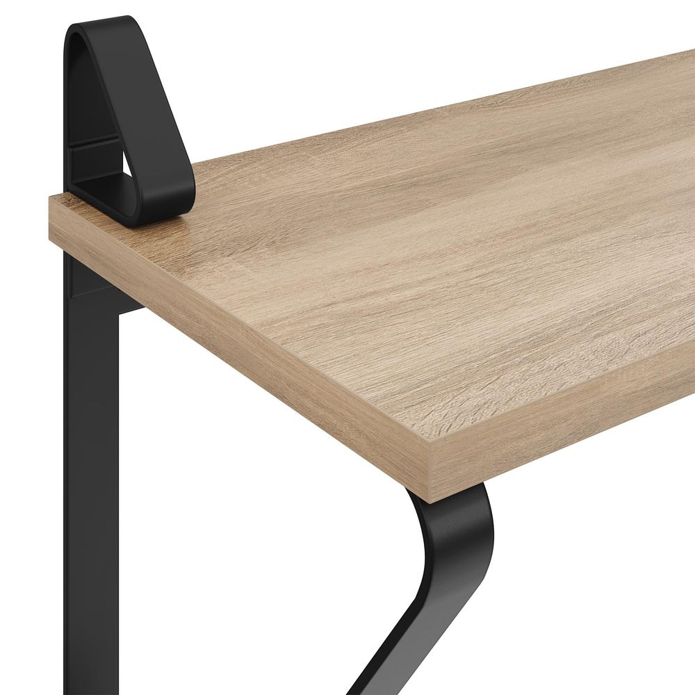 tectake® 2er Set Wandregal Irvine 60 x 20 x 33,5 cm
