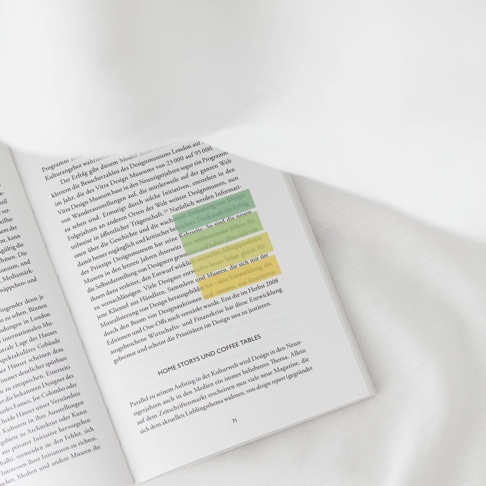 Ordinate-Citrus Green 200 Stück Sticky Notes, Transparent Haftnotizen zum Markieren, Haftstreifen, Seitenmarkieren, Ästhetischer Haftnotizzettel