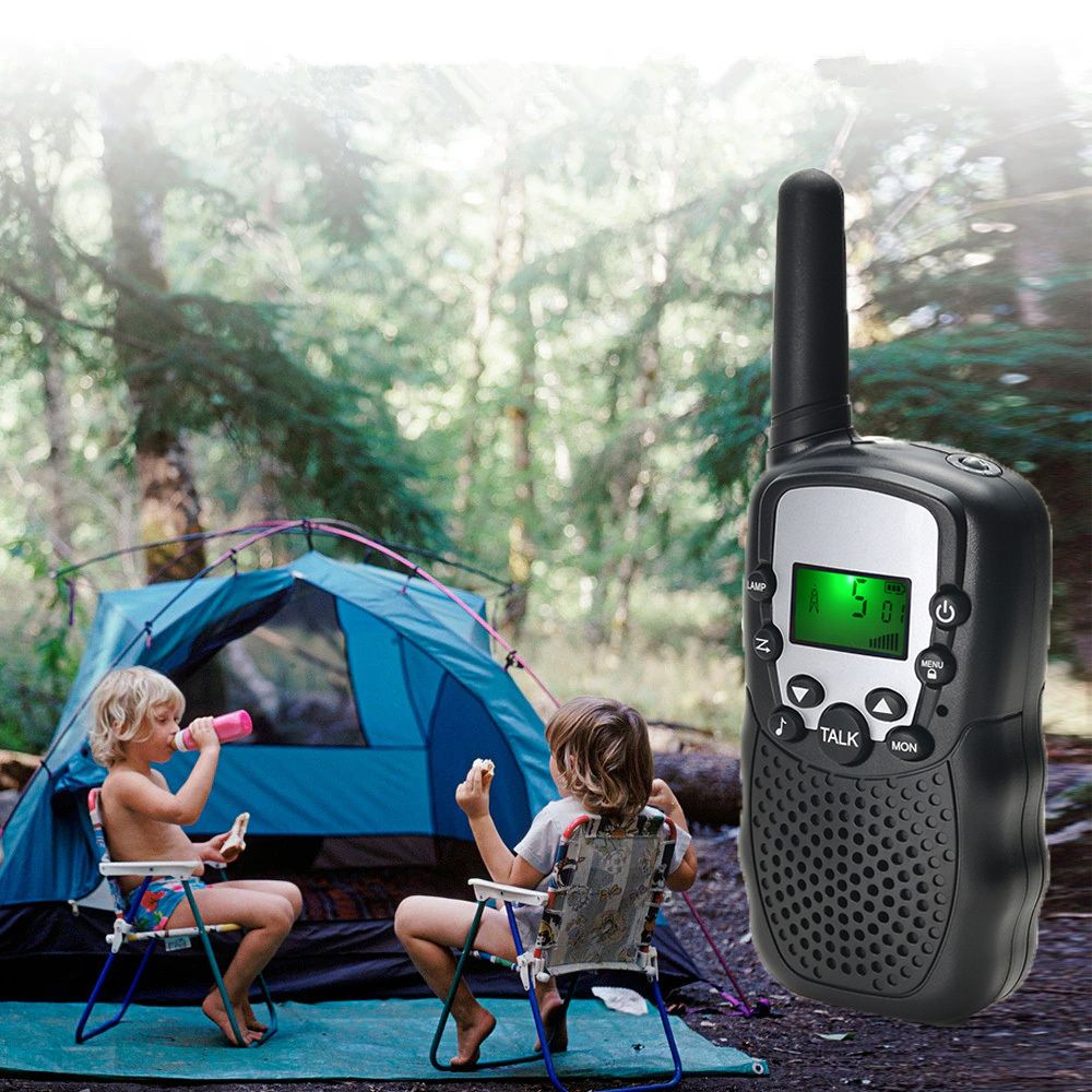 Walkie Talkie Große Reichweite, Funkgerät 8 Kanäle, Reichweite bis zu 3km, Handfunkgerät Walky Talky für Camping Radtouren Retoo