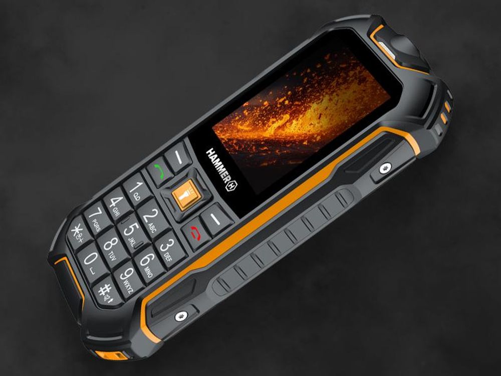 HAMMER BOOST 2 LTE – robustes, wasserdichtes Mobiltelefon mit Tastatur