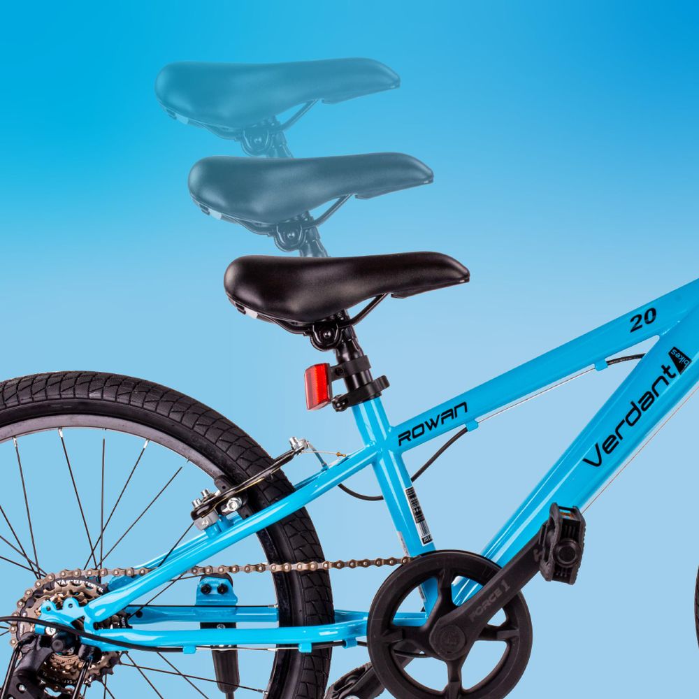 Höhenverstellbarer Sattel am Kinderfahrrad