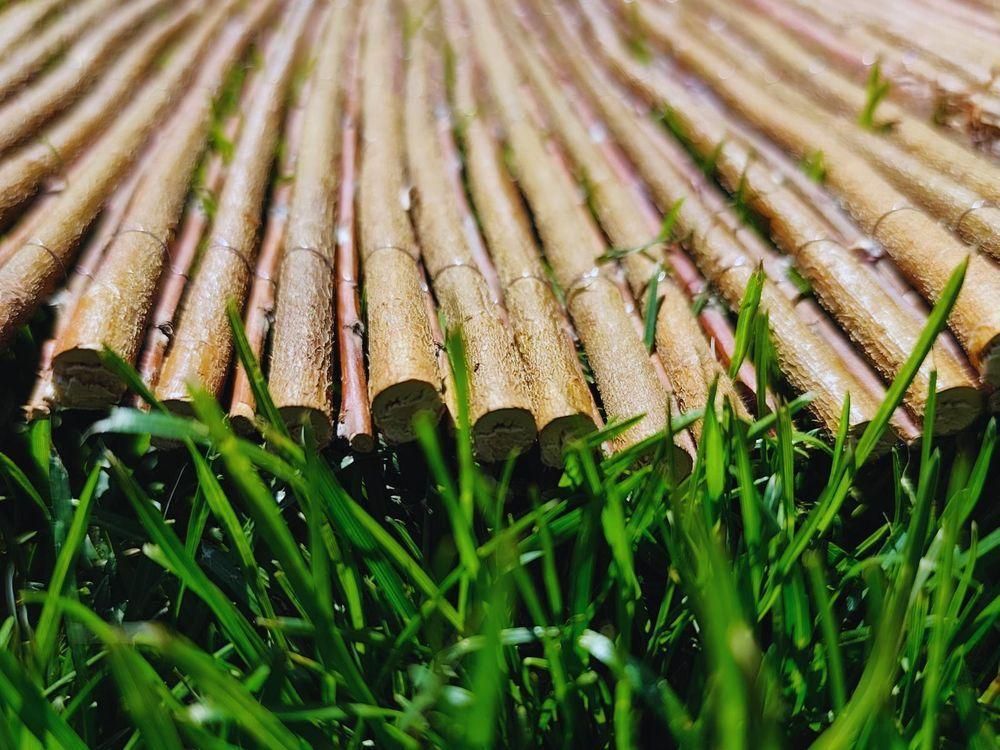 Weidenmatte 160 x 500 cm - Balkon Sichtschutz - Zaun Garten aus Holz - Sichtschutz Garten - Windschutz & Sonnenschutz - Schattenspender - 100% Natural
