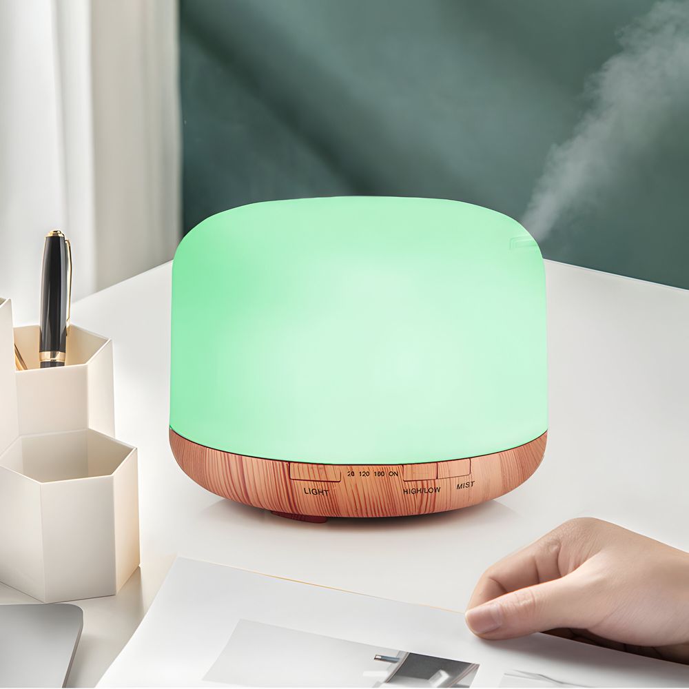 Aroma Diffuser 0.3 l Ultraschall Luftbefeuchter RGB Raumbefeuchter Elektrisch Duftlampe Öle Diffusor mit 7 wechselnden Farben Retoo