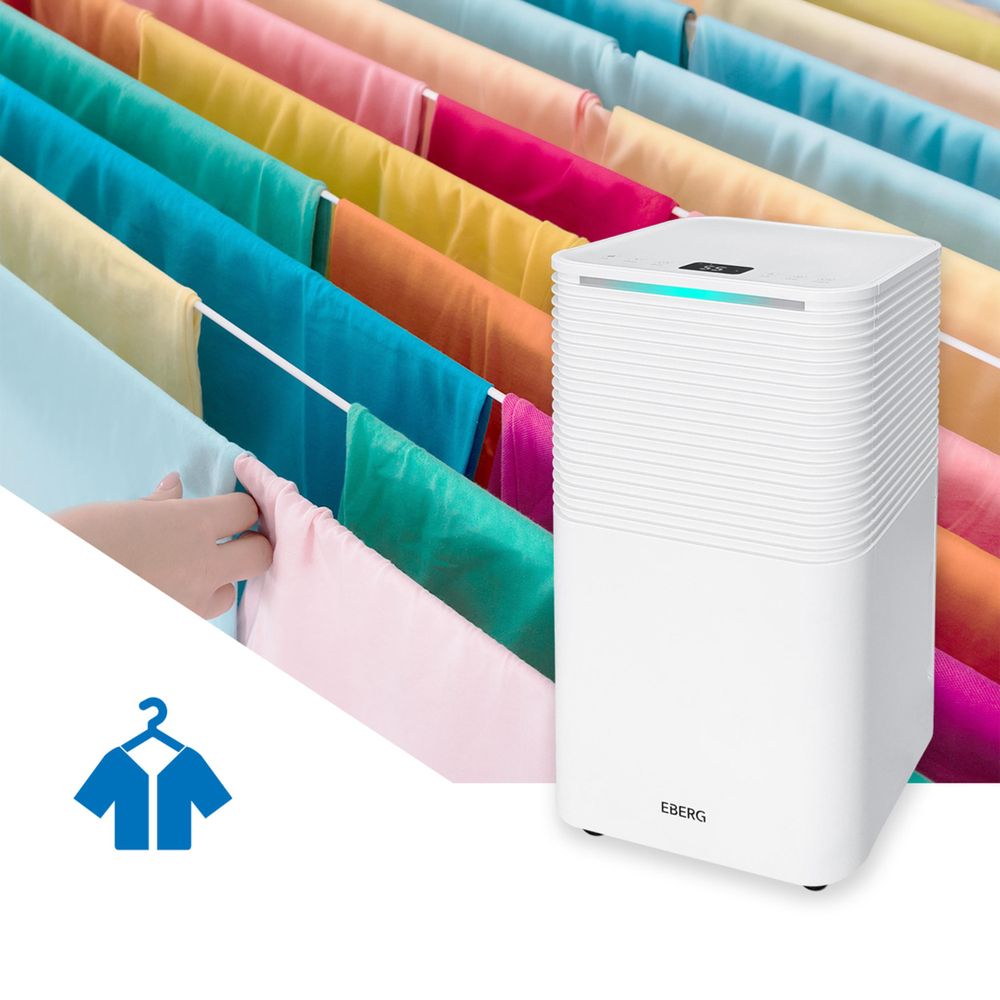 EBERG RICO Osuszacz Powietrza 12 l/24h Higrometr Aromaterapia