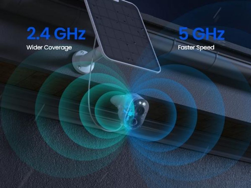 Reolink Argus 3 Ultra+Panel słoneczny, zewnętrzna kamera bezpieczeństwa 4K 8 MP, Wi-Fi 5/2,4 GHz, kolorowy noktowizor, inteligentne wykrywanie, 2-drożny dźwięk