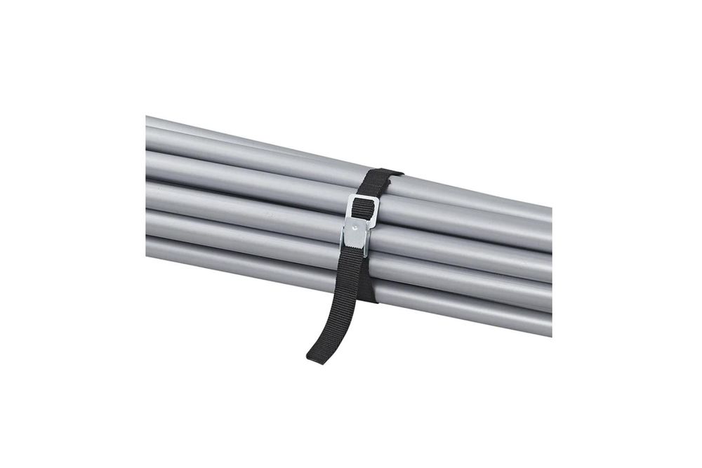 Zaväzovacie popruhy s kovovou prackou 18mm-40cm - sada 4 kusov