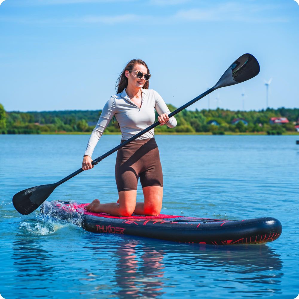 THUNDER Moth Stand Up Paddle Board 320x75x15 cm Rot Shwarz bis 150 kg