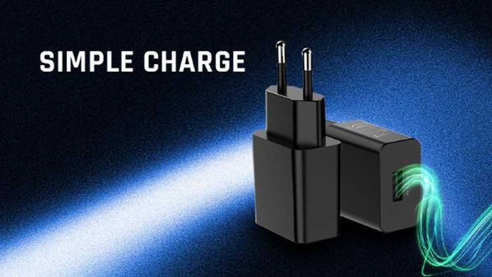 SIMPLE CHARGE 5W 1A USB-A Netzladegerät – universeller Ladestecker
