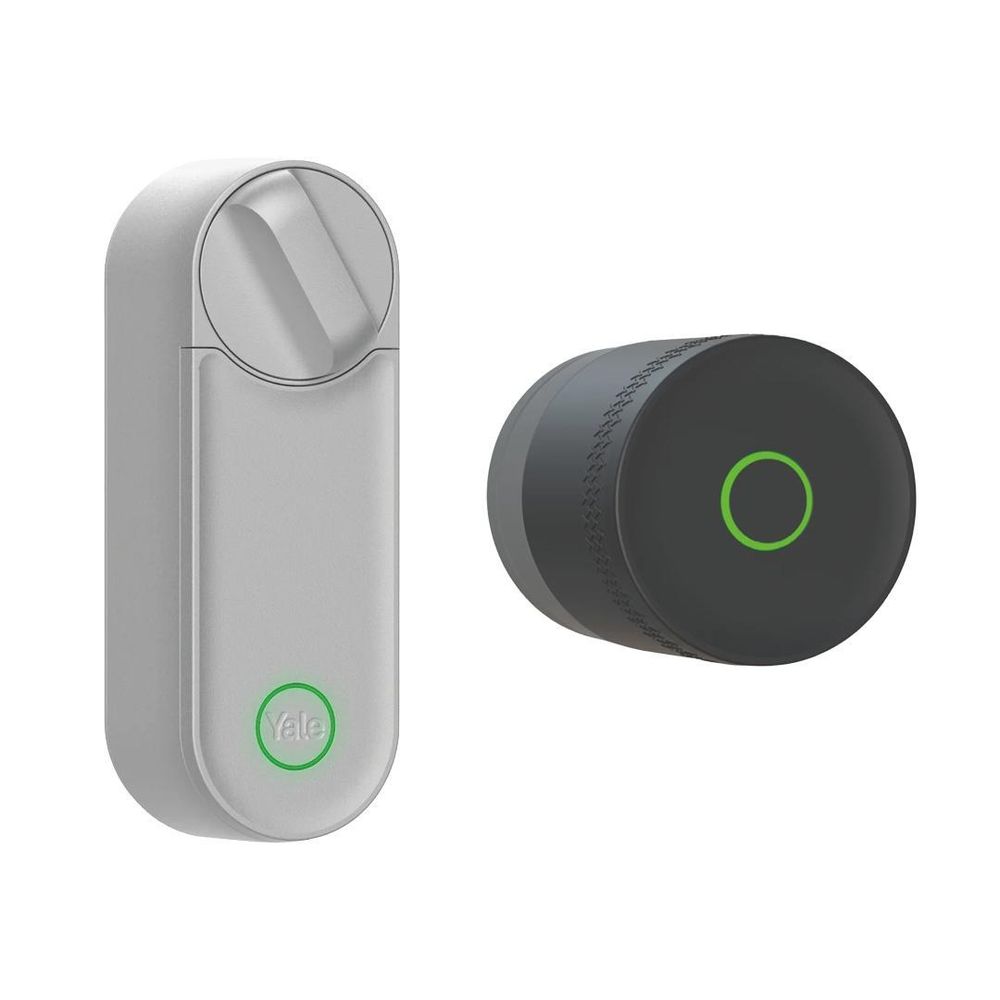 Yale Intelligente Schloss, Linus Smart Lock L2, Schwarz, Schlüsselloser, Elektrisches Türschloss, Smart Home
