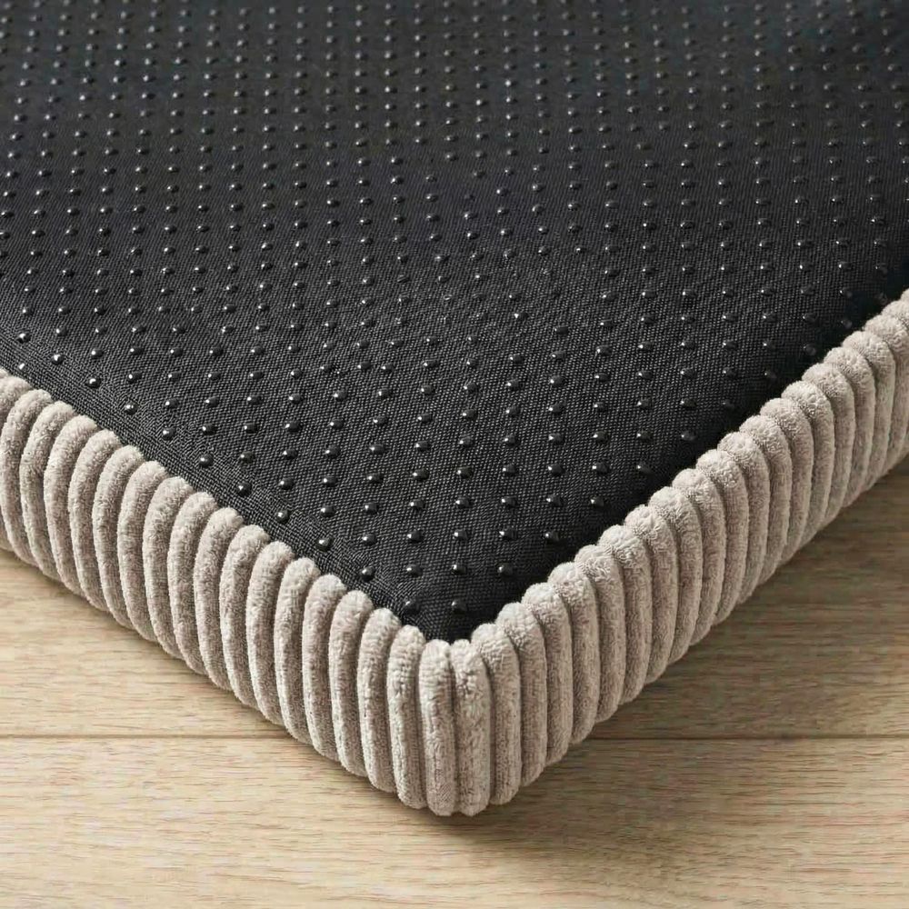Hundebett Hundekissen Hundematte Cord Xl 120X80 Cm Braun