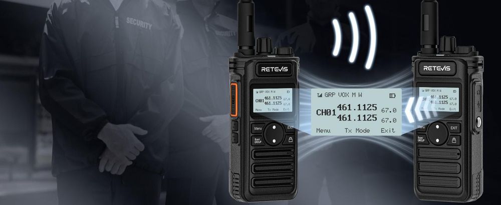 Retevis RT86S Walkie Talkies, großer Reichweite, RT86 Profi Funkgeräte Upgrade Version, Typ C, LCD, Gruppenanruf, 2600 mAh, Handfunkgeräte, Sicherheit