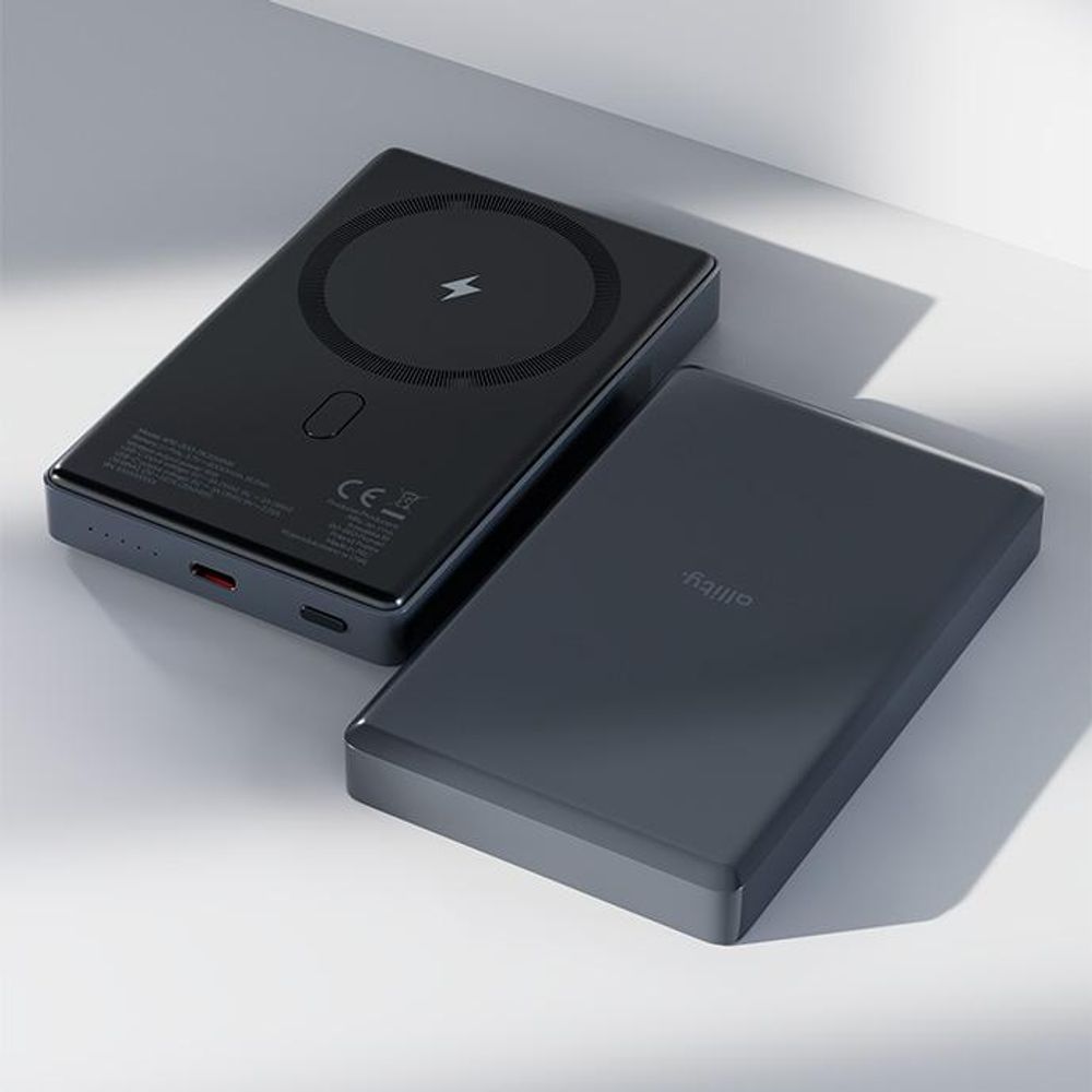 Allity Powerbank wireless APB-300 PD QC 20W 10000 mAh grigio magnetico