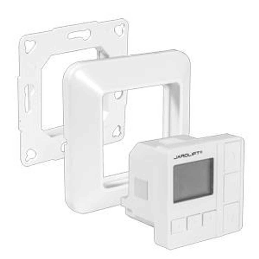 Zeitschaltuhr Sevenlogic Comfort Funk TDRRT-01W, weiß 1‑Kanal Funkempfänger‑Timer für Rollläden, Markisen & Jalousien, 8 Programme, Tippbetrieb, 230 V Jarolift