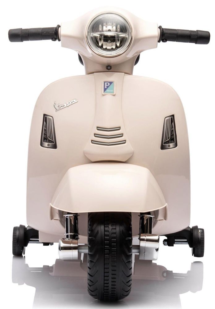Vista frontale della Vespa elettrica per bambini SUN BABY
