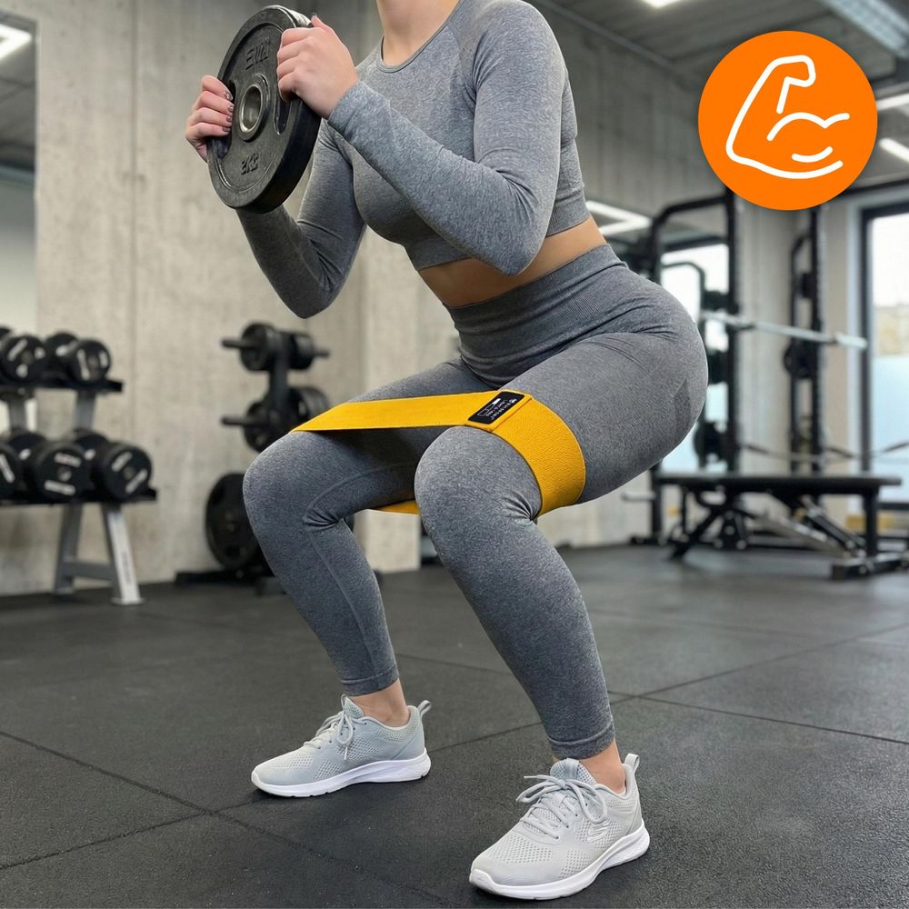 Widerstandsbänder 3er Set Stoff Fitnessbänder Textil Booty Bands für Beine & Po - Starke Trainingsbänder Elastische Gymnastikbänder inkl. + E-Book