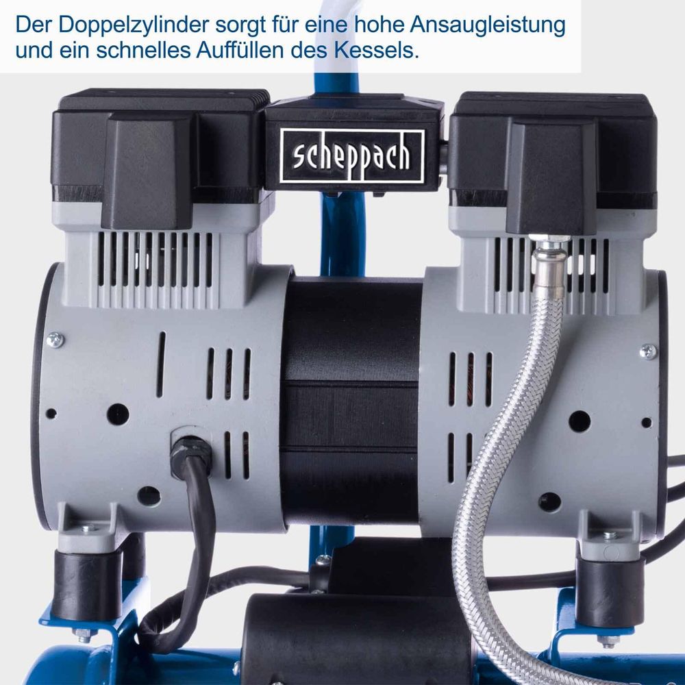 Das Bild zeigt den Kompressor bei der Anwendung.
