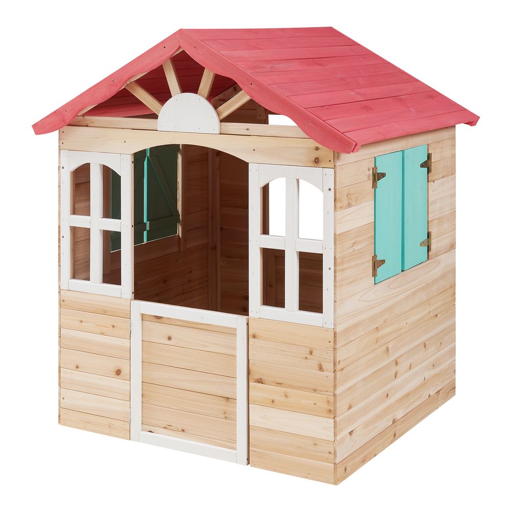 Kinderspielhaus 'Lulä' Spielhütte 130x115x101 cm Holz