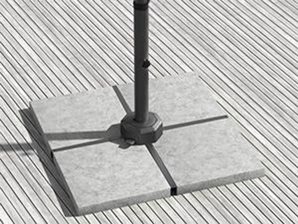 SONGMICS Sonnenschirm, 270 x 270 cm, UPF 50+, Gartenschirm, um 360° drehbar