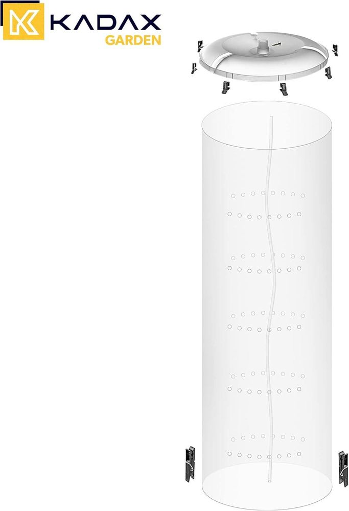 KADAX Abdeckplane "Urmatt", Schutzfolien für Tomaten, Tomatenreifehaube 146 cm