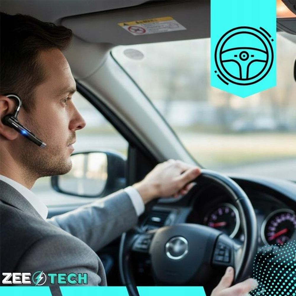 Drahtlose Bluetooth-Ohrhörer Für Anrufe, Freisprecheinrichtung Für Fahrer