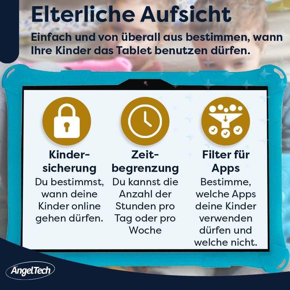 Was die elterliche Kontrolle auf dem AngelTech Kindertablet beinhaltet