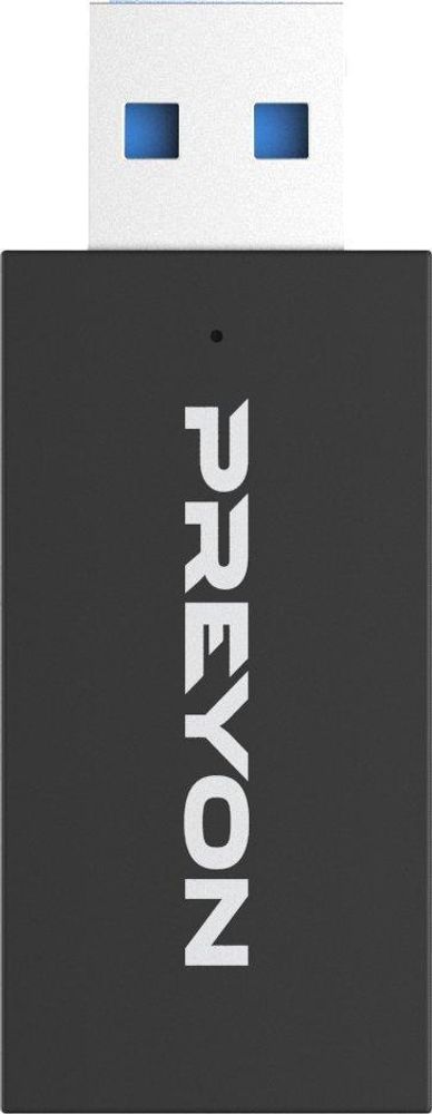 PREYON Hurricane Fly Gaming Headset Wireless Kabellos Kopfhörer mit Mikrofon 7.1 Surround Sound PC PS5 Headset USB 3,5mm Klinke RGB Beleuchtung 12 h