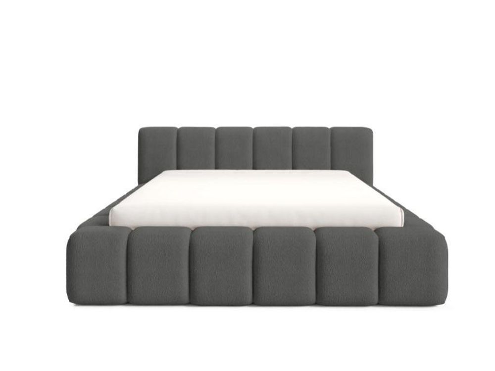 Polsterbett KALLA Premium 140x200 cm mit Bettkasten – Stoff: Quelle 92